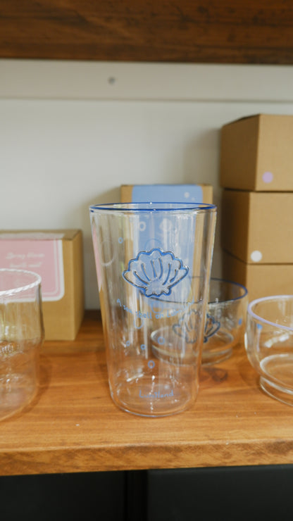 Lumiland｜Blue Shell High Glass Cup
