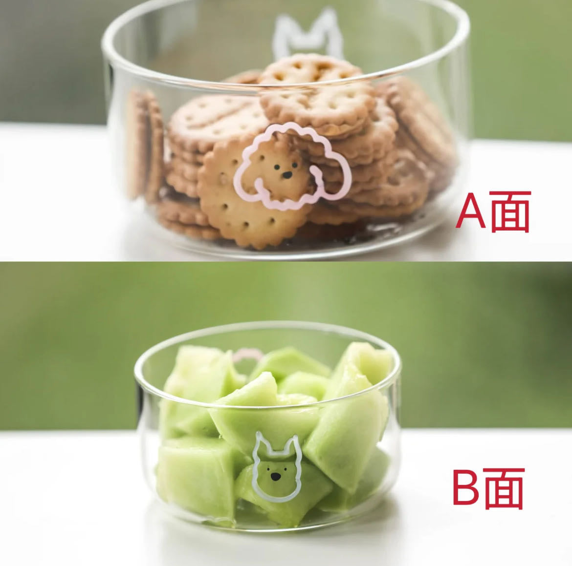 Lumiland｜Dog Friends Glass Bowl（4 styles）