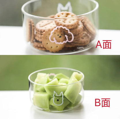 Lumiland｜Dog Friends Glass Bowl（4 styles）