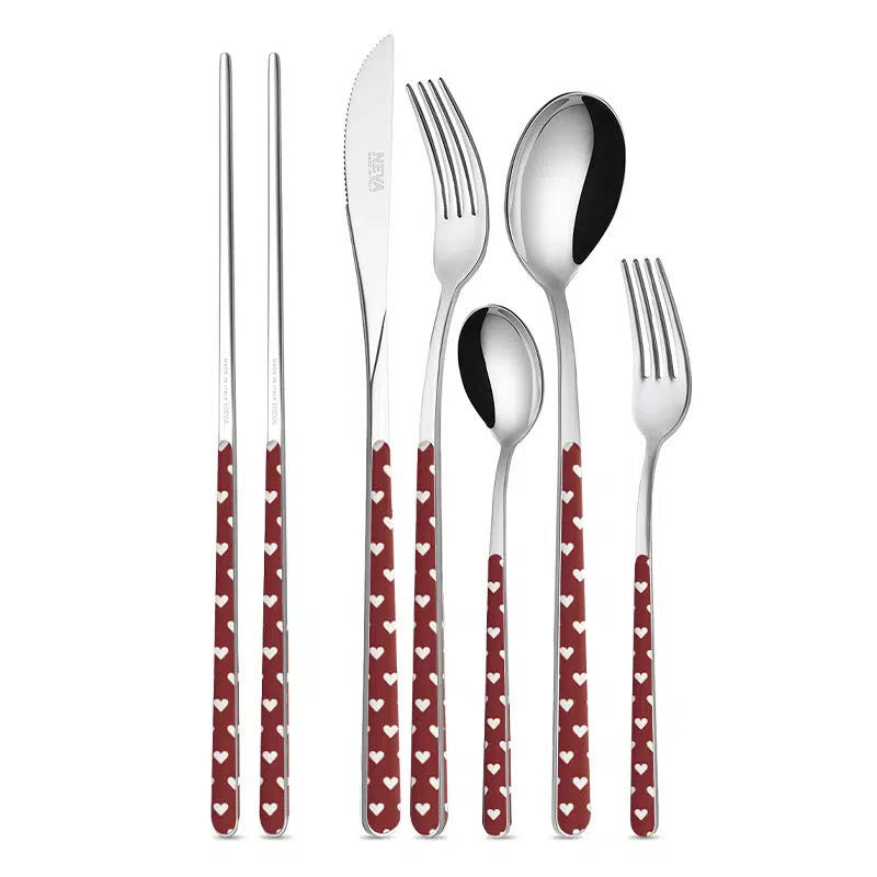 Neva Cultery - Heart Series Burgundy