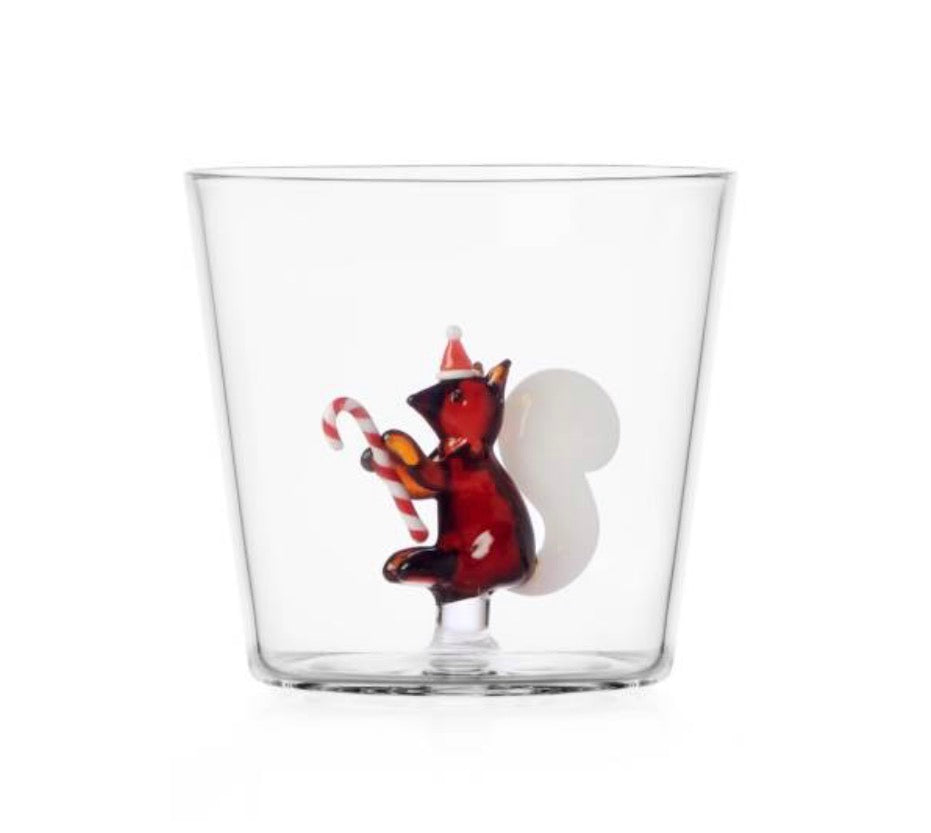 Ichendorf  2026 Christmas | Tumbler Squirrel with Candy Cane and Xmas Hat