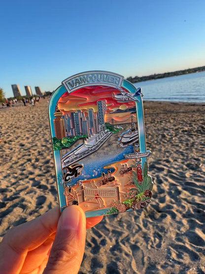 Limited Edition Vancouver Fridge Magnet - Summer