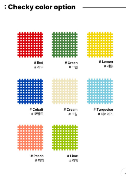 Eding | Checky Series Long Oval Tray