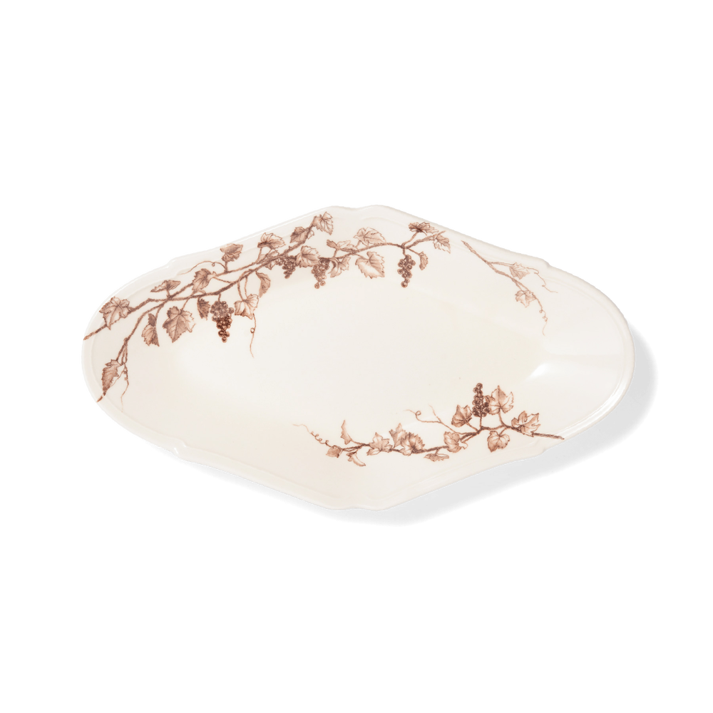 Studio M' | Vine Oval Plate - Large Brown