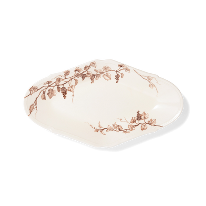 Studio M' | Vine Oval Plate - Large Brown