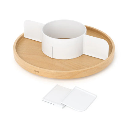 Umbra | Bellwood LAZY SUSAN White Natural (Pick up & Delivery Only）