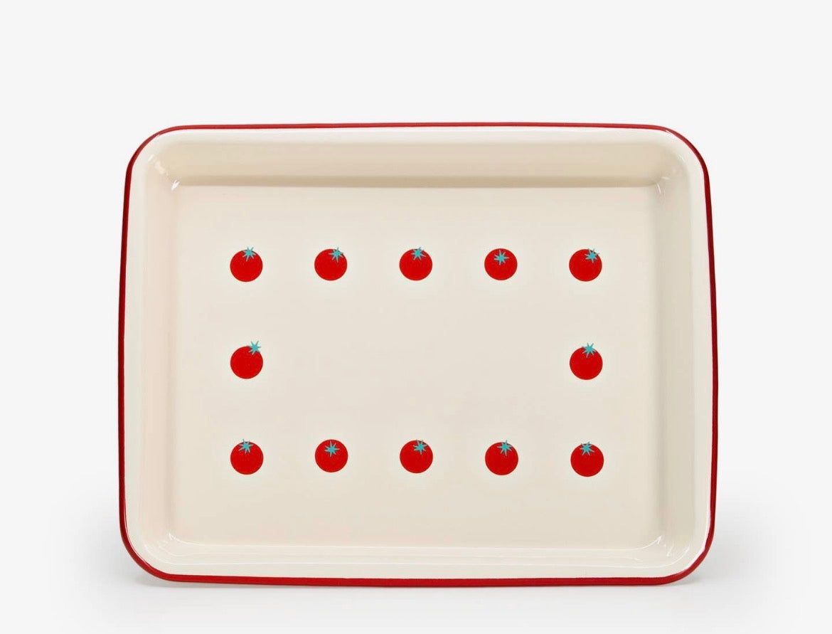 Crow Canyon | Dan Pelosi X CCH Tomato Small Rectangle Tray