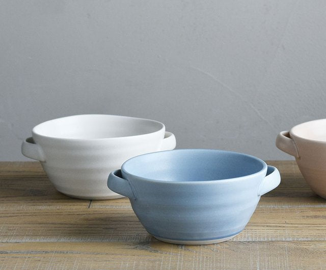 Kinto Ripple Handle Bowl