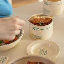 Momur Weekend 4 Holiday Soup Bowl Butter Green