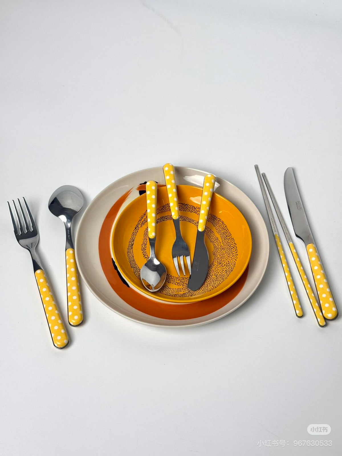 Neva Cultery - Pois Dotted Series Yellow