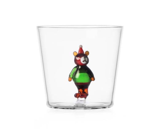 Ichendorf  2026 Christmas | Tumbler Brown Bear with Xmas Hat