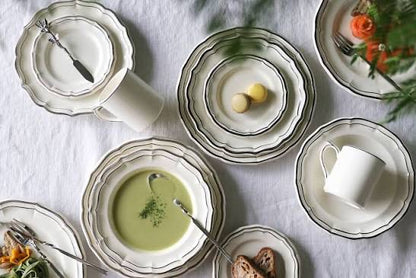 Gien Les Filet｜Rim Soup Deep Plate（7 colors）