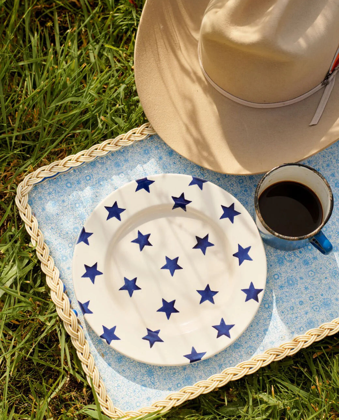 Emma Bridgewater | Blue Star 22cm Medium Plate