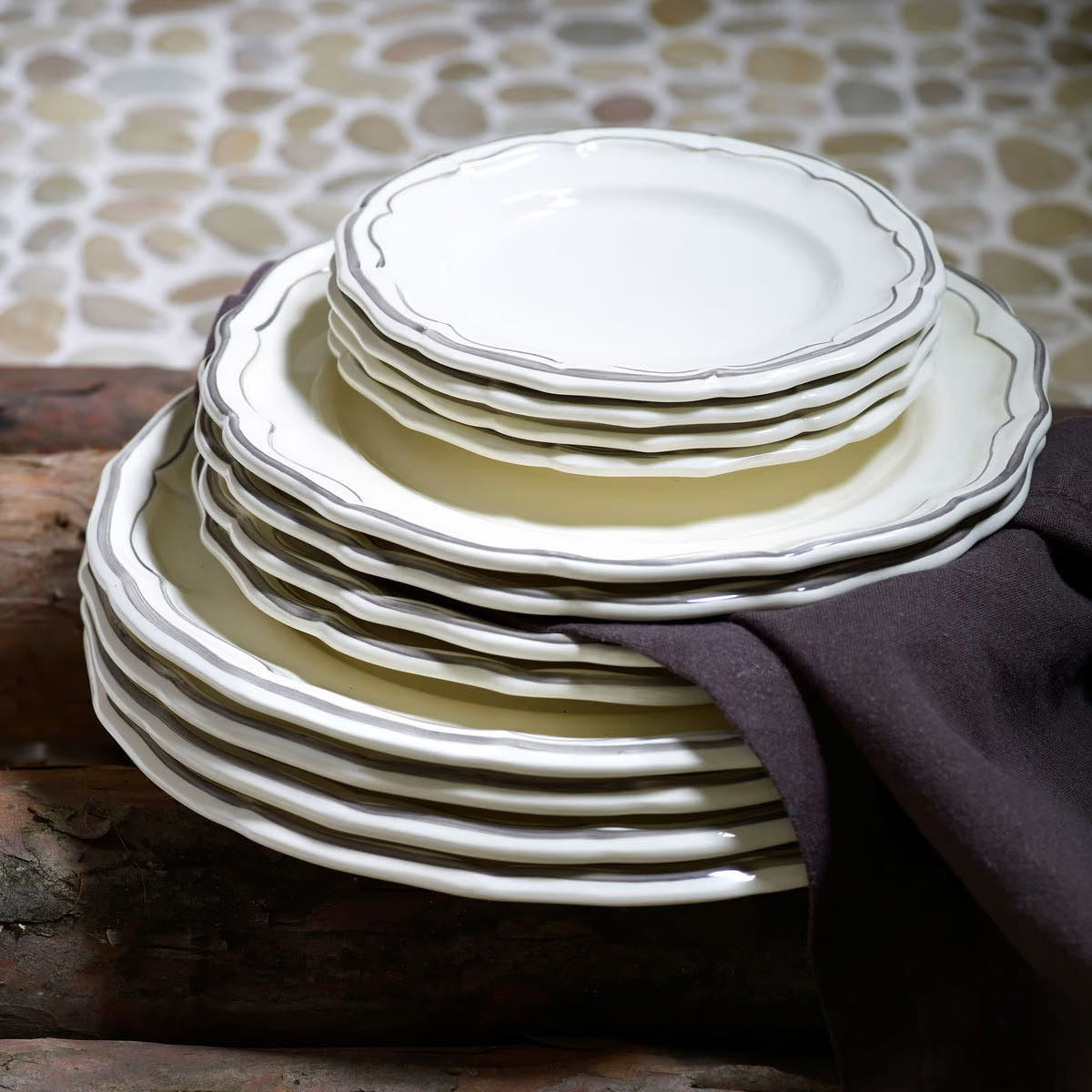 Gien Les Filet｜Dessert Plate（9 colors）