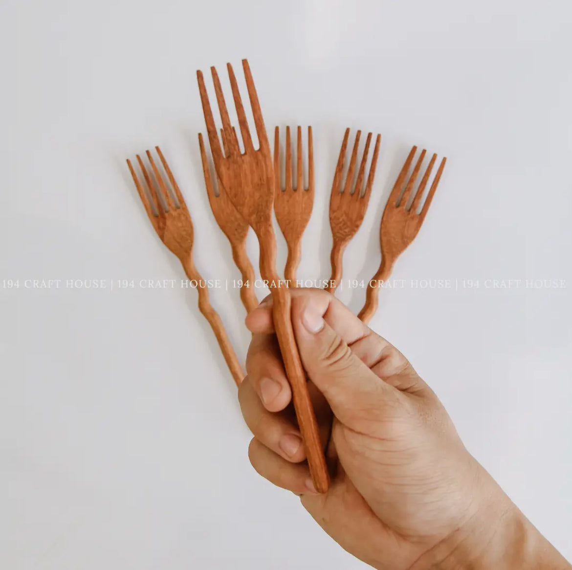 194 Craft House - Wiggly Wooden Fork