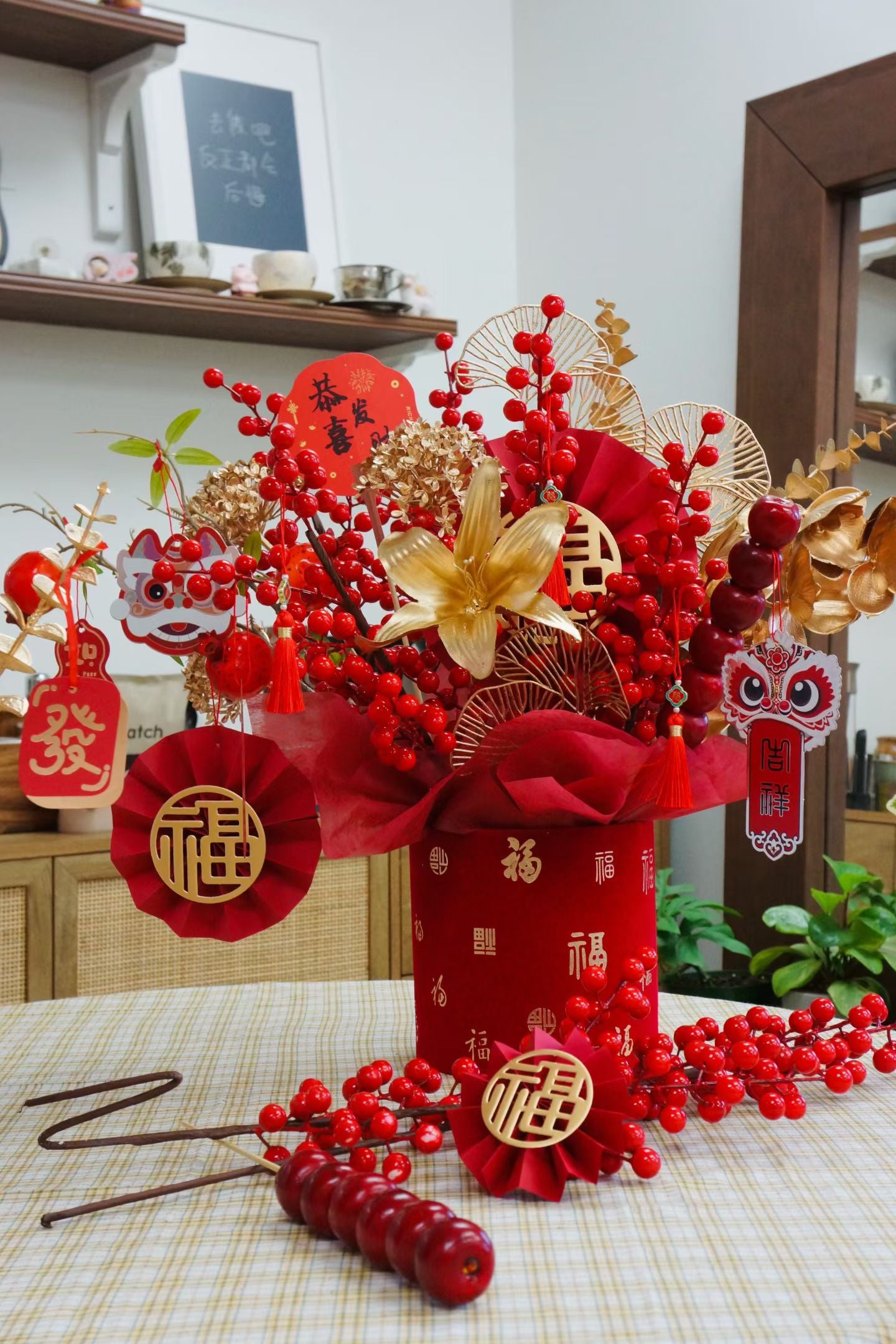 Chinese New Year Flower Bloom Large