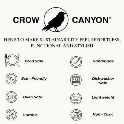 Crow Canyon | Splatter Series Splatter Footed Bowl (6 Colors)