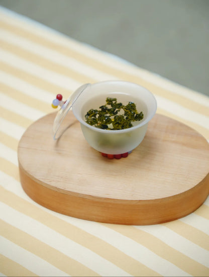 十卿 Glassware XuanGuo Series - Large Frosted Gaiwan Gift Set