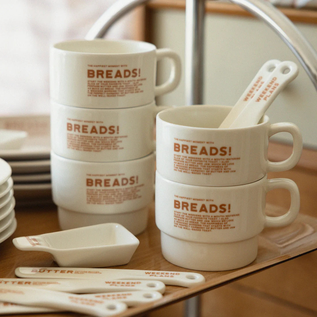 Momur | Weekend 8 Bread Mug（3 colors）