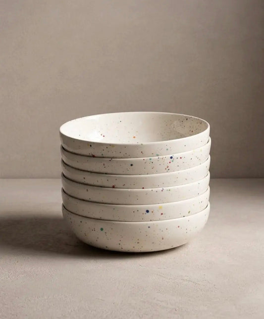 Egg Back Home｜New Party Series White 21cm Pasta Bowl