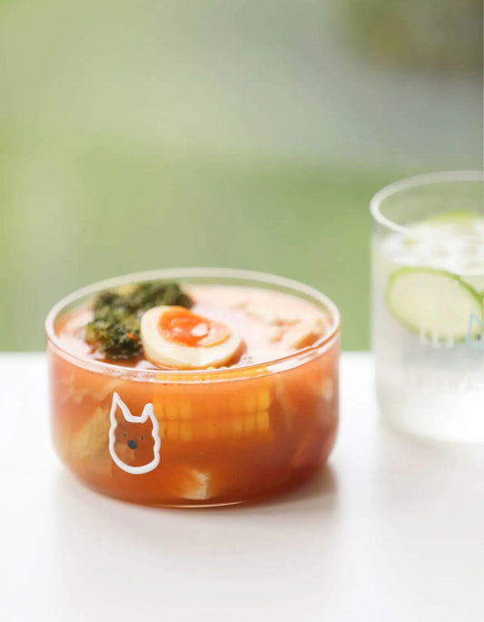 Lumiland｜Dog Friends Glass Bowl（4 styles）