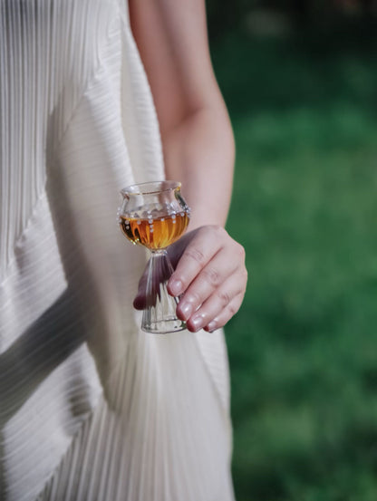 十卿 Glassware - Ling Zi High Foot Cup