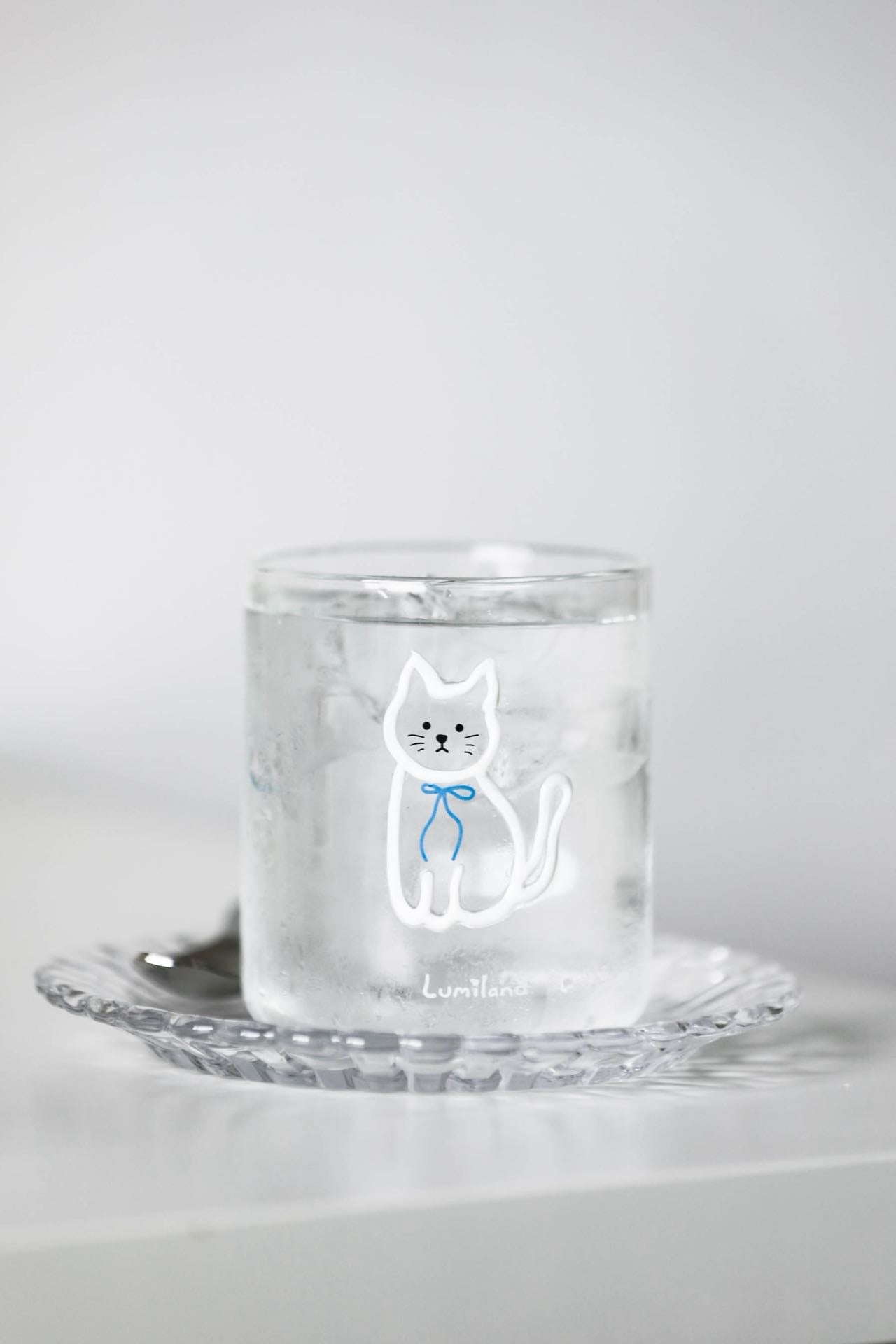 Lumiland｜Cat Glass cup