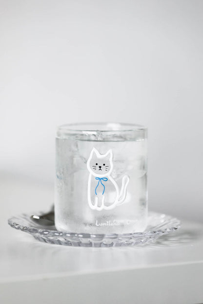 Lumiland｜Cat Glass cup