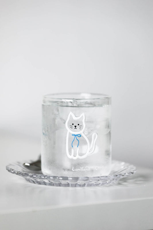 Lumiland｜Cat Glass cup