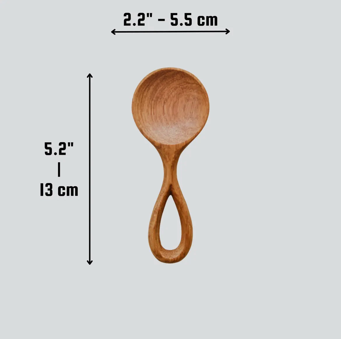 194 Craft House - Small Wooden Coffee/Tea Spoon