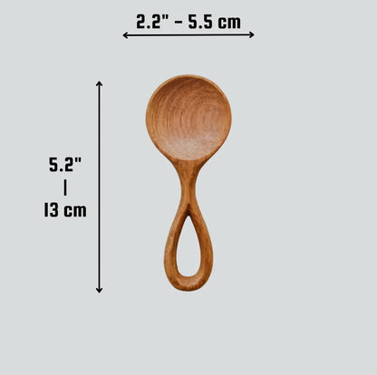 194 Craft House - Small Wooden Coffee/Tea Spoon