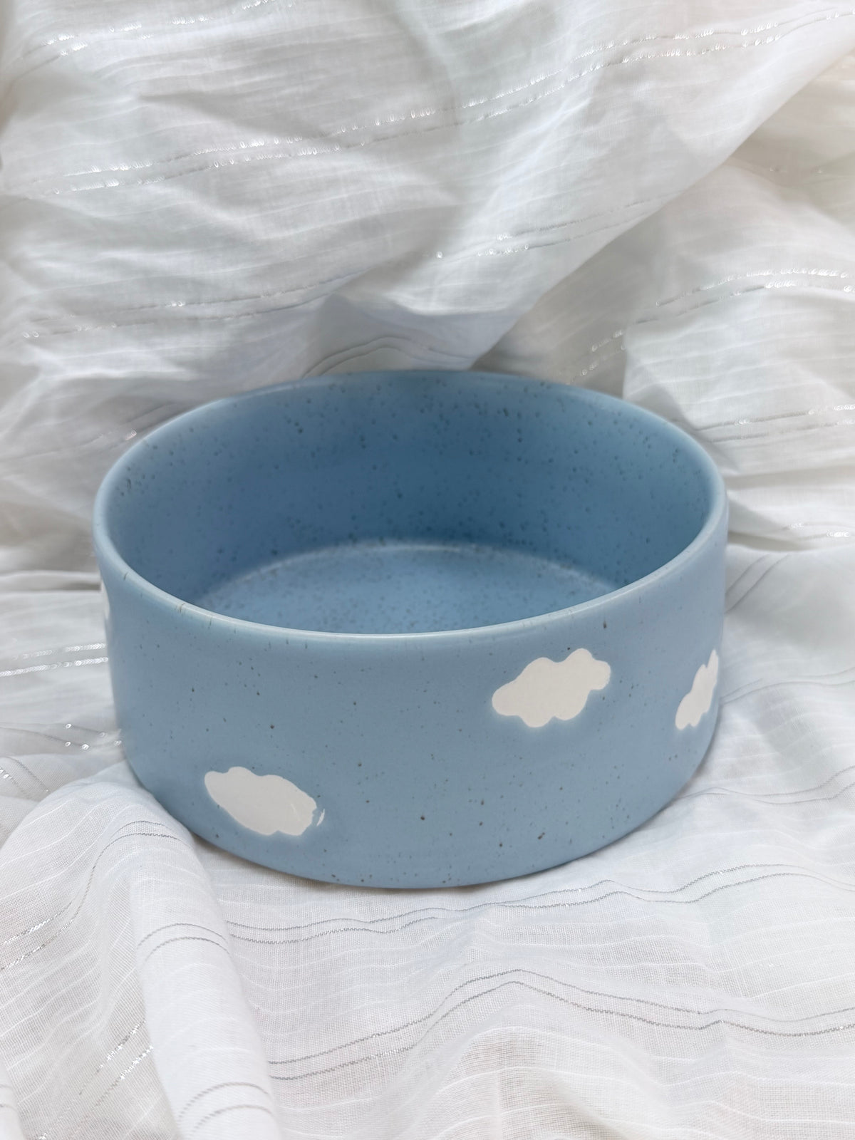 Egg Back Home｜Pet Bowl Blue Cloud