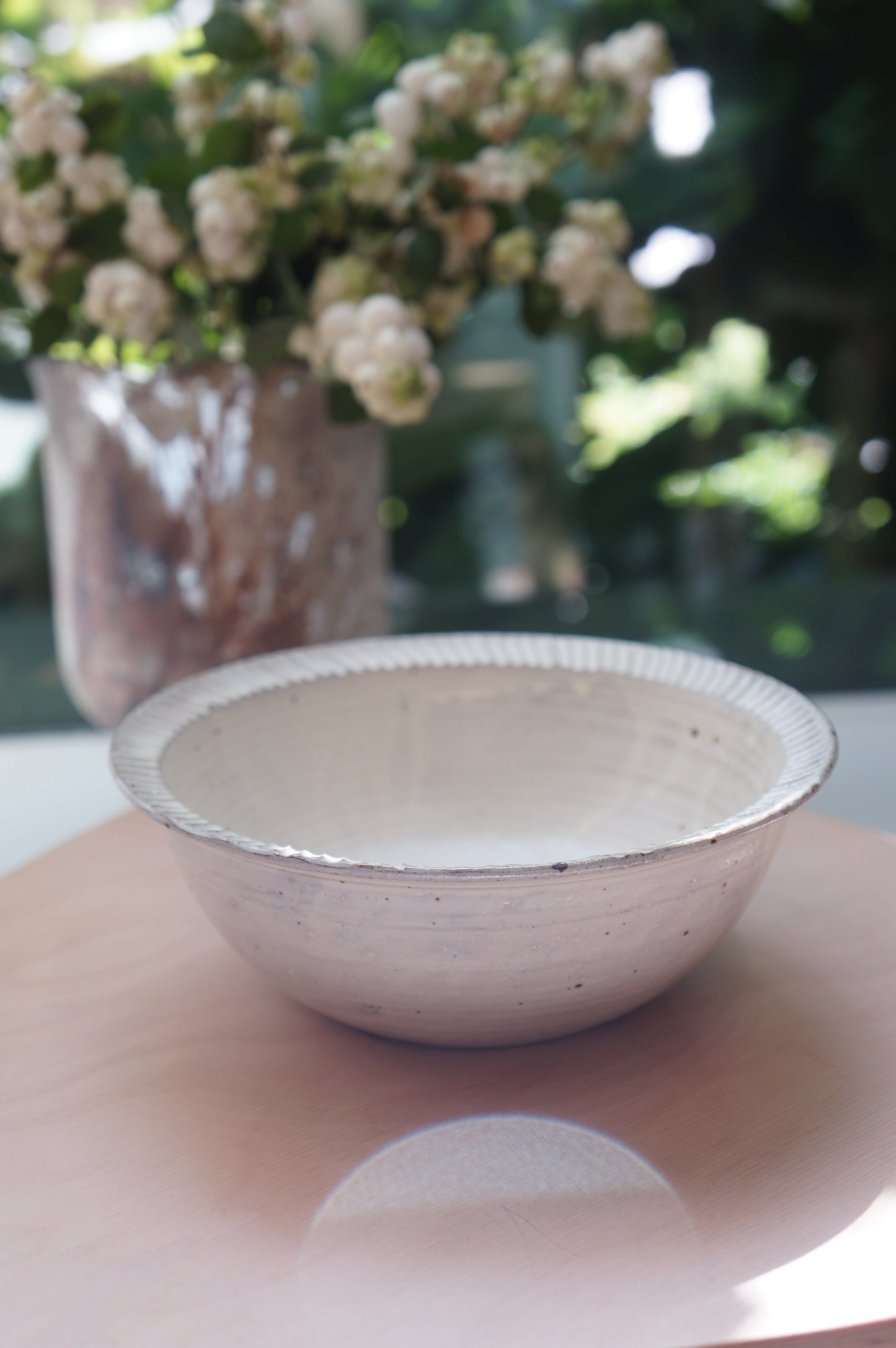 Jingdezhen | Pengfan | Engobe Coating Simple Style Deep Bowl