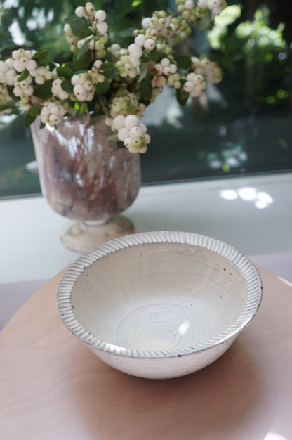 Jingdezhen | Pengfan | Engobe Coating Simple Style Deep Bowl