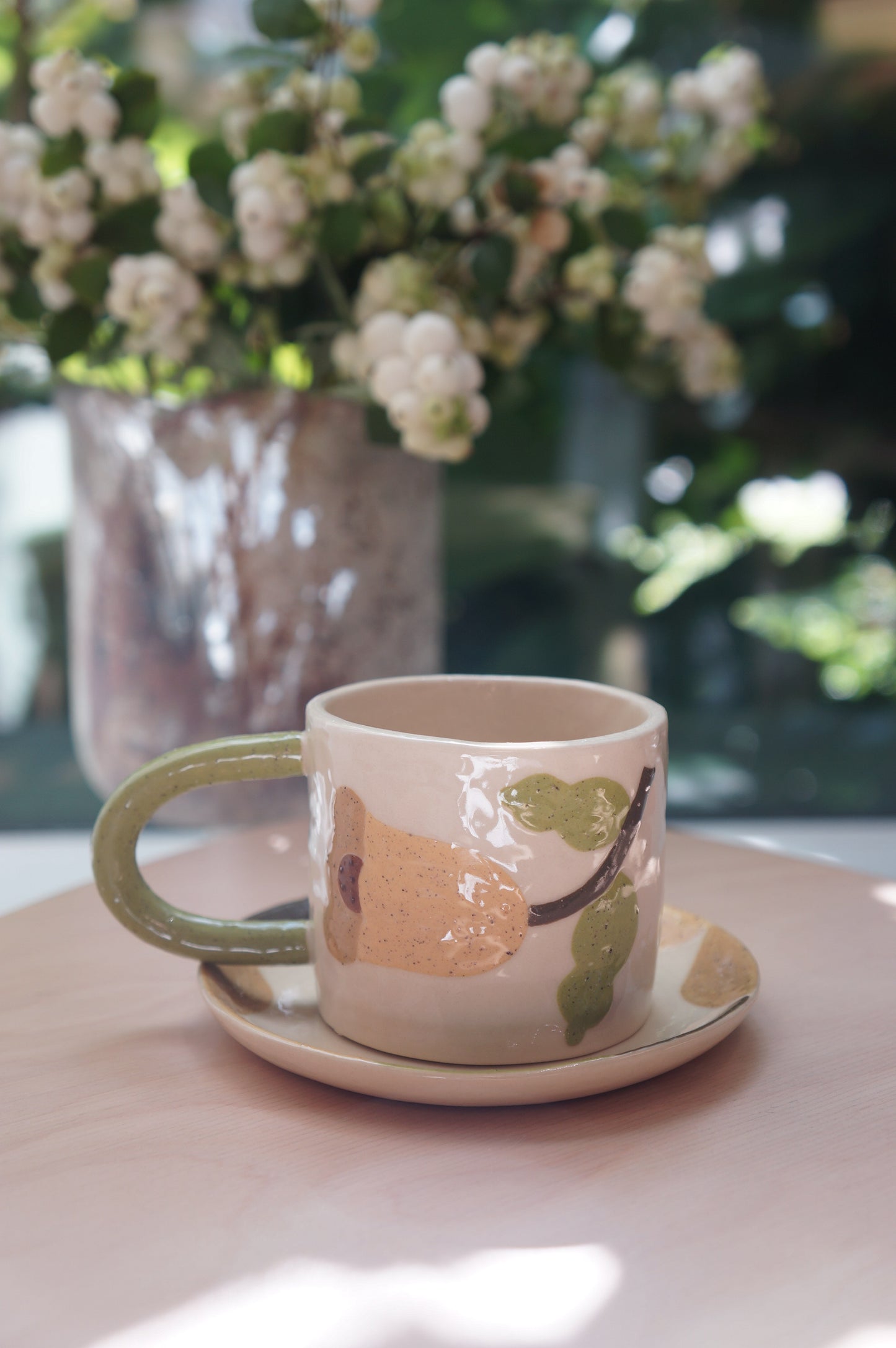 Jingdezhen | Yizhi Engobe Coating Cup & Saucer Style 1