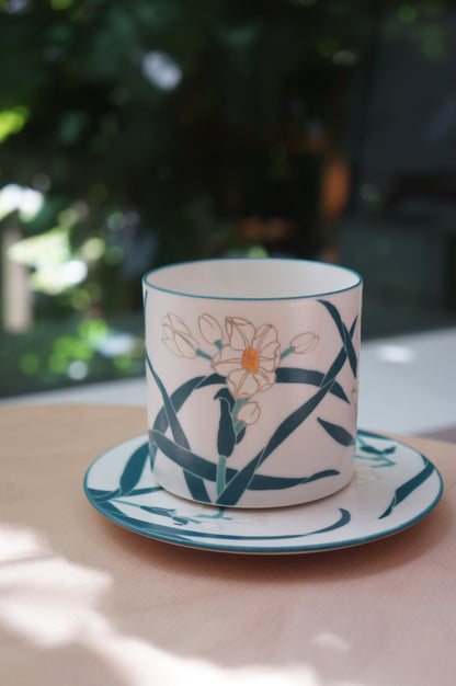 Jingdezhen | Xiaoxi | Daffodils Cup & Saucer