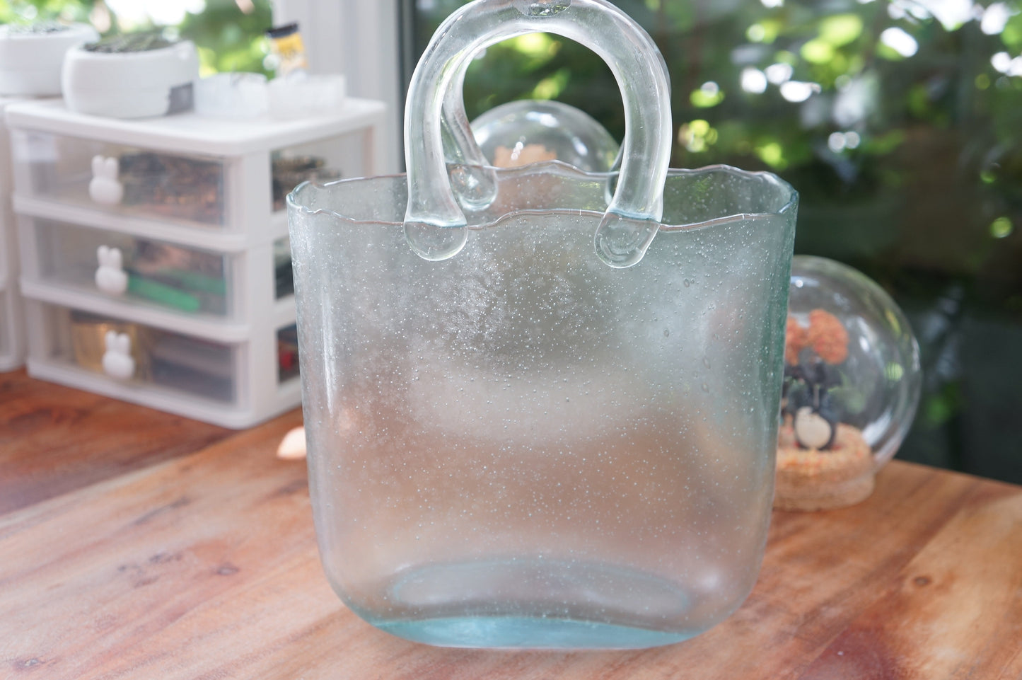 Glass Vase - Bubble Bag Style