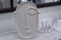 Abstract Face Ceramic Vase