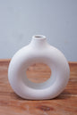 Donut Style Ceramic Vase