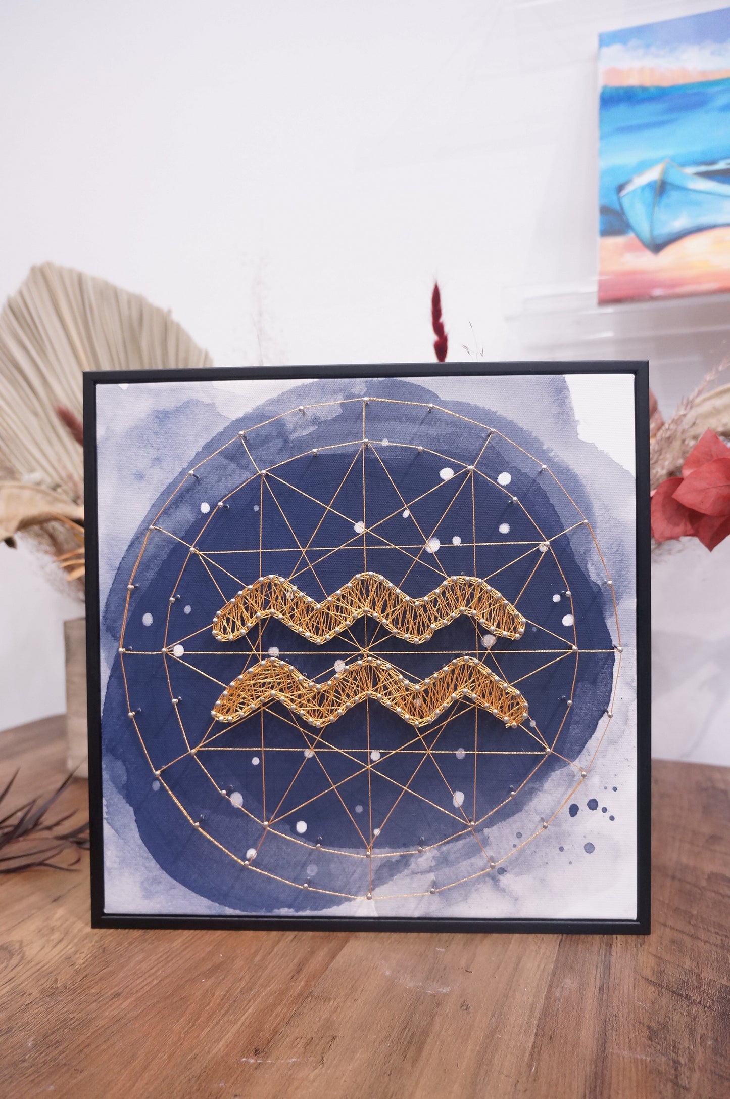 Constellation Symbol Framed String Art