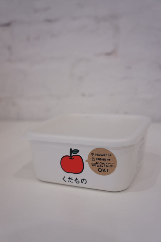 Japanese Storage Box | Grocery Series | Square Box - Apple