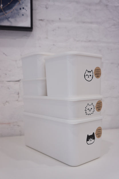 Japanese Storage Box | Cat Series | Long Rectangle Box