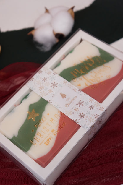 Christmas Stripes Cold Process Soap