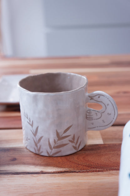 Jingdezhen | Datun | Leaf & Geese Mug