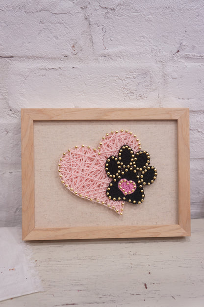 Customized Pattern Framed String Art