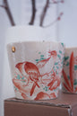 Jingdezhen | Jiangcunzhi | Red and Green Color Straight Tumbler