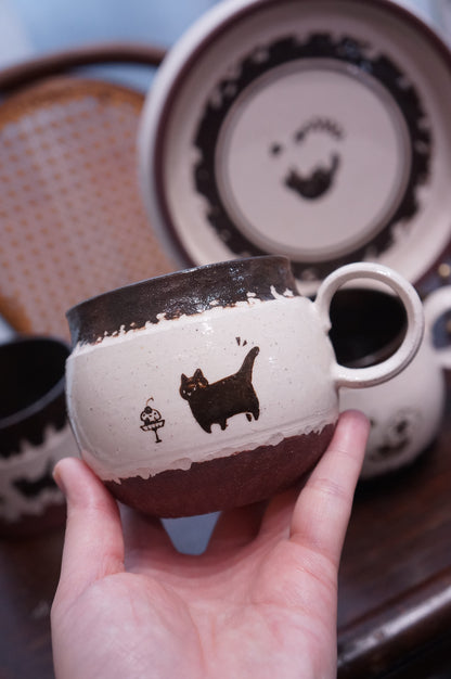 Jingdezhen | Bao's Studio | Mug Cat Style 1