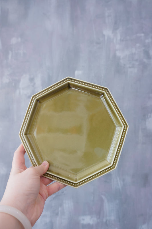 Studio M | Gatis Octaganol Plate - Olive