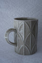 Jingdezhen | Daojin | Leaf Vein Style Straight Mugs (3 colors)