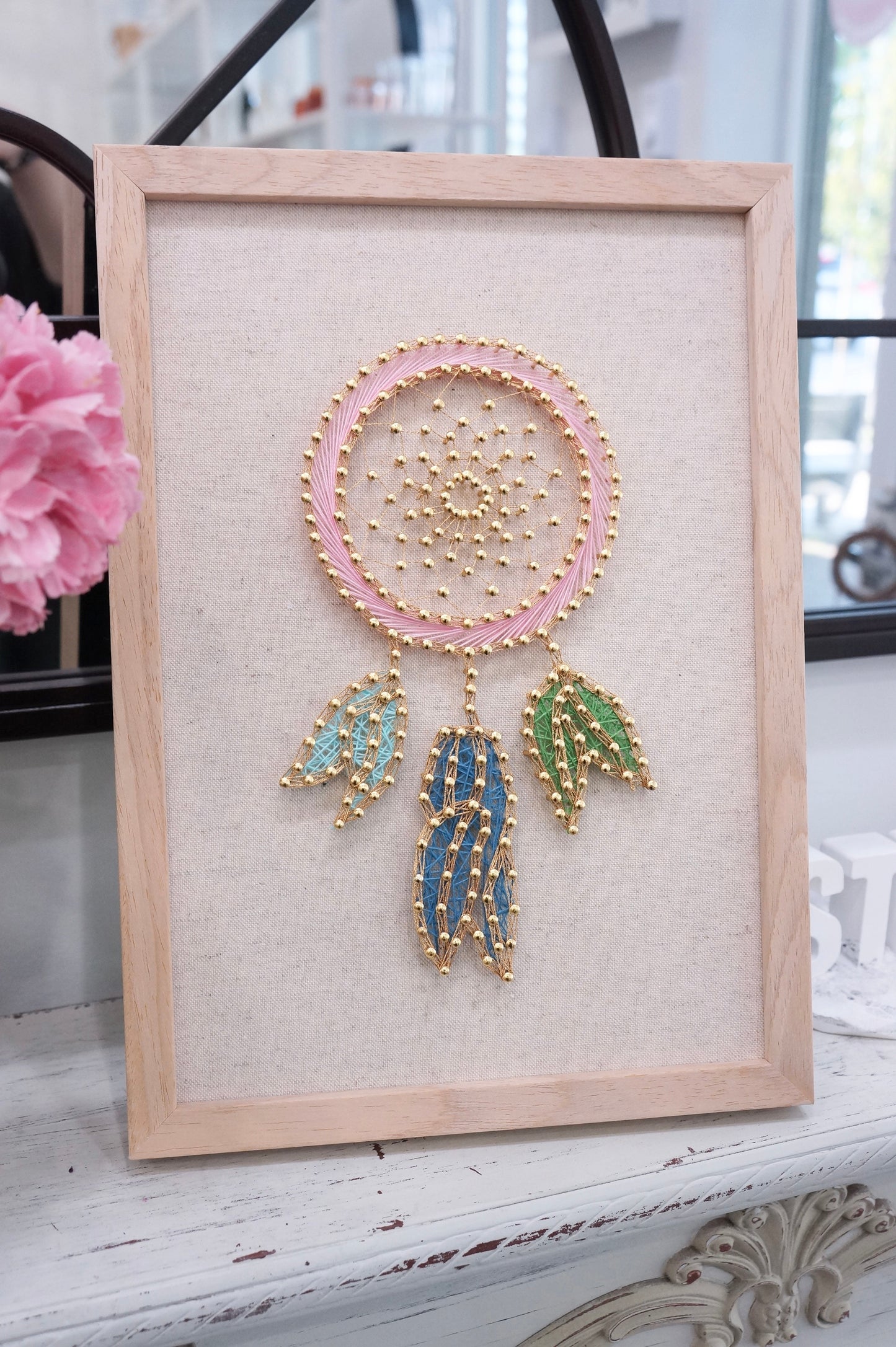 Customized Pattern Framed String Art